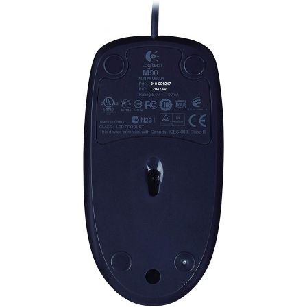 Logitech Mouse M90 Gris